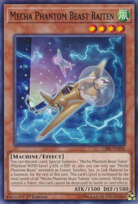 Mecha Phantom Beast Raiten [CIBR-EN030] Common | Game Master's Emporium (The New GME)