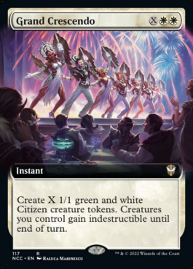 Grand Crescendo (Extended Art) [Streets of New Capenna Commander] | Game Master's Emporium (The New GME)