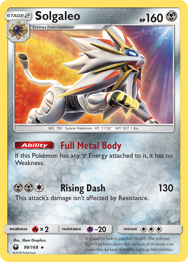 Solgaleo (99/168) [Sun & Moon: Celestial Storm] | Game Master's Emporium (The New GME)