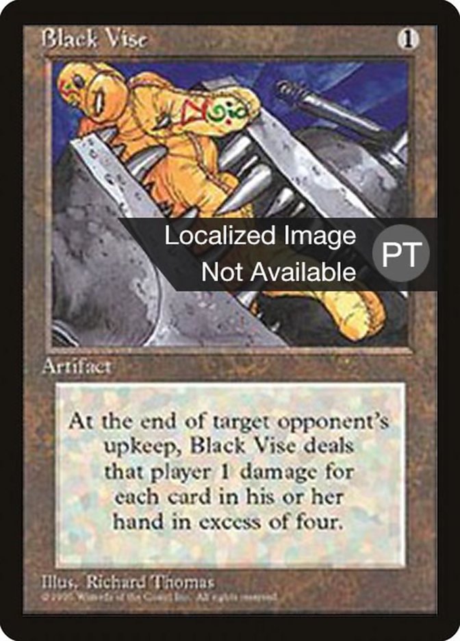 Black Vise [Fourth Edition (Foreign Black Border)] | Game Master's Emporium (The New GME)