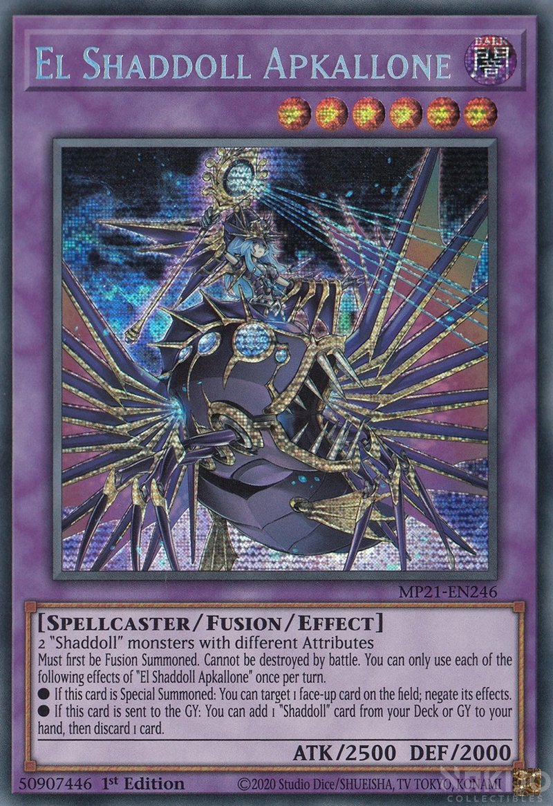 El Shaddoll Apkallone [MP21-EN246] Prismatic Secret Rare | Game Master's Emporium (The New GME)