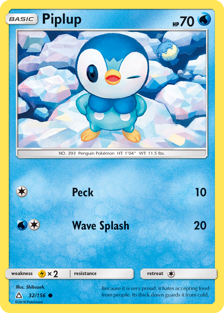 Piplup (32/156) [Sun & Moon: Ultra Prism] | Game Master's Emporium (The New GME)