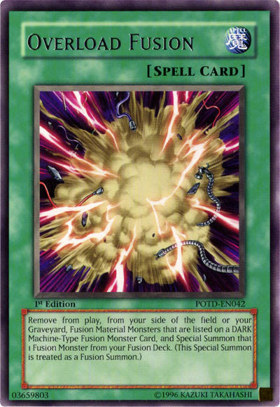 Overload Fusion [POTD-EN042] Rare | Game Master's Emporium (The New GME)