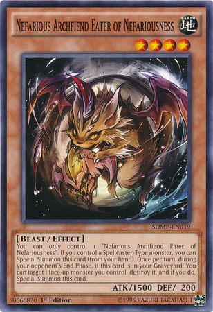 Nefarious Archfiend Eater of Nefariousness [SDMP-EN019] Common | Game Master's Emporium (The New GME)