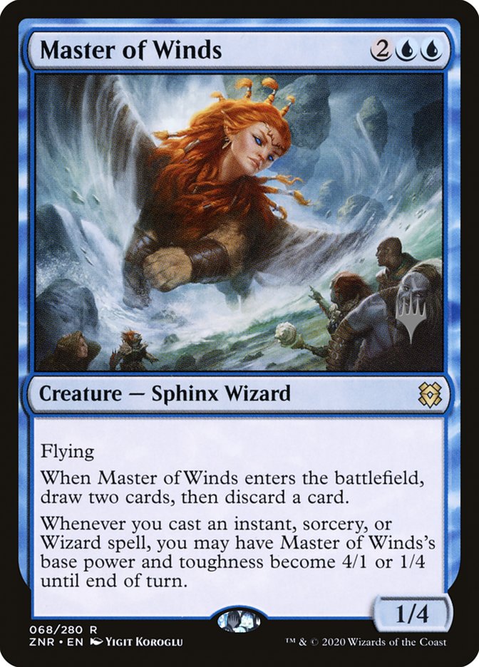 Master of Winds (Promo Pack) [Zendikar Rising Promos] | Game Master's Emporium (The New GME)