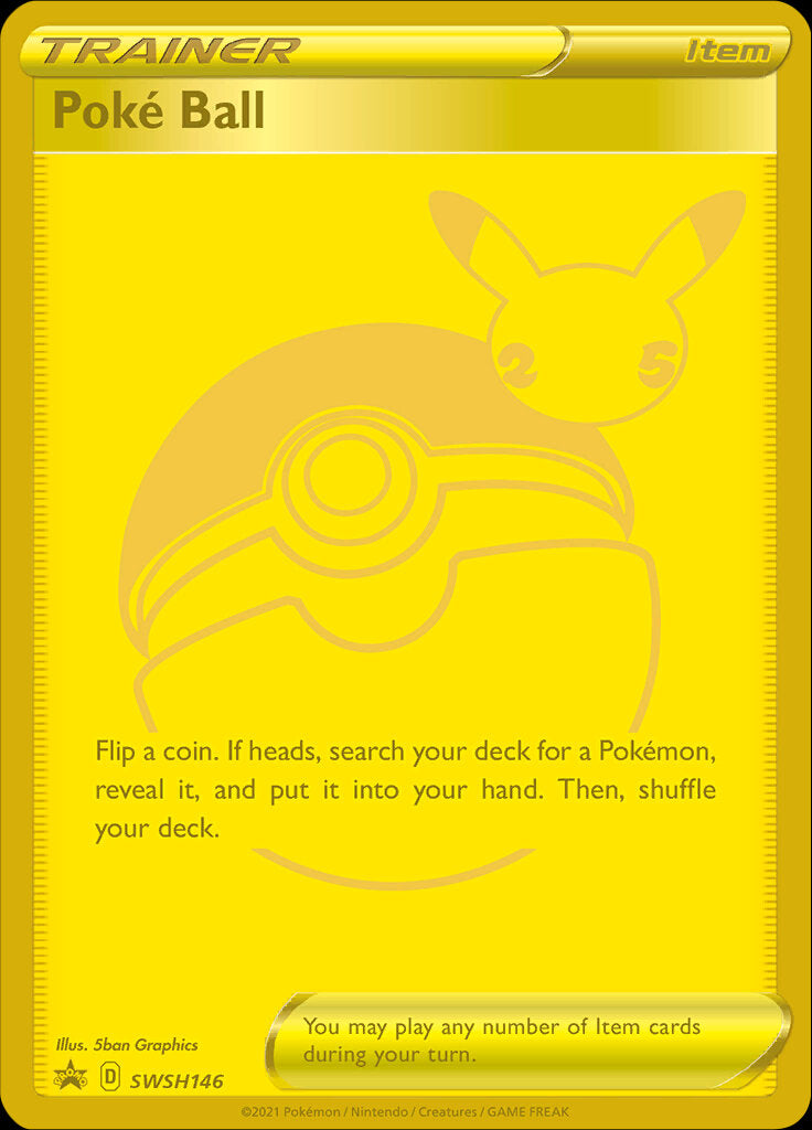 Poke Ball (SWSH146) (Celebrations) [Sword & Shield: Black Star Promos] | Game Master's Emporium (The New GME)