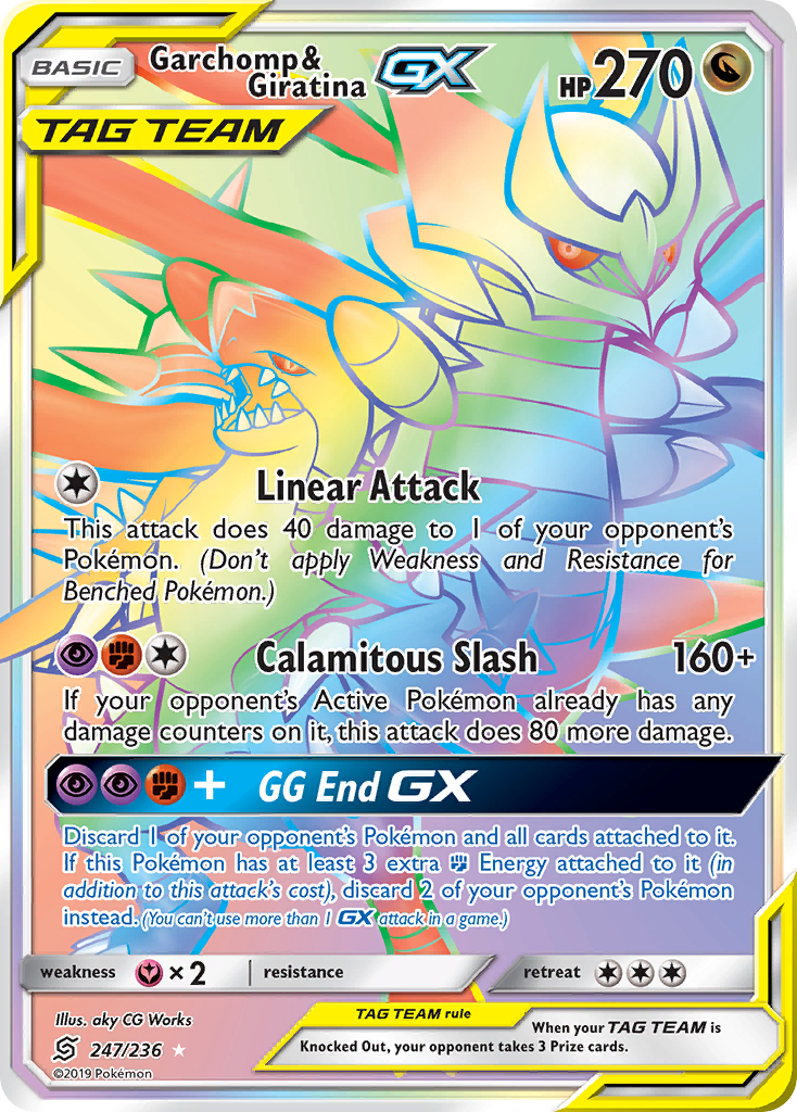 Garchomp & Giratina GX (247/236) [Sun & Moon: Unified Minds] | Game Master's Emporium (The New GME)