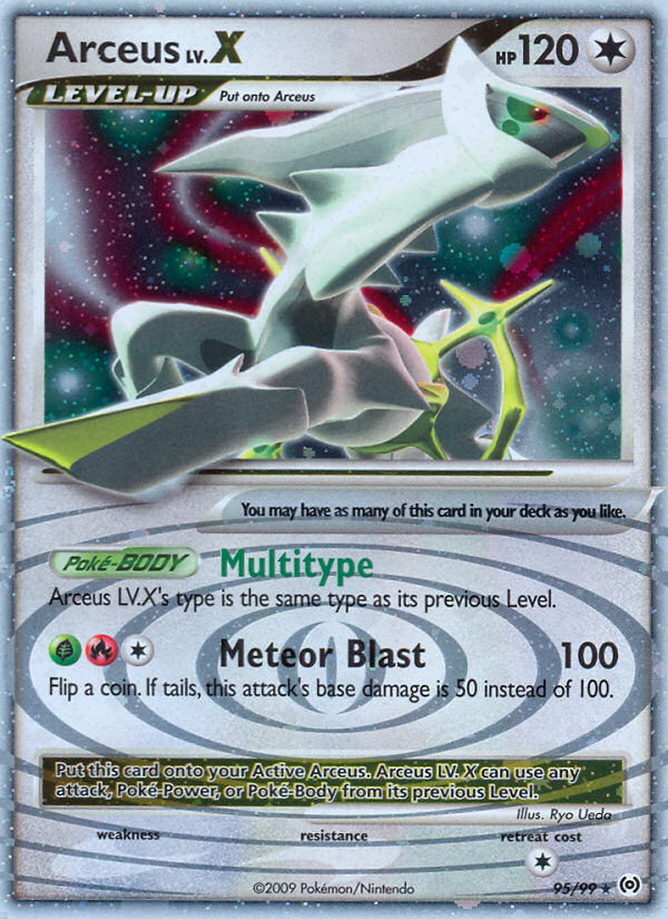 Arceus LV.X (95/99) [Platinum: Arceus] | Game Master's Emporium (The New GME)