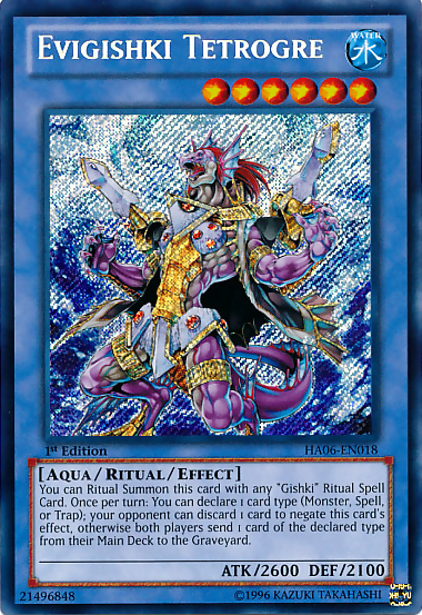 Evigishki Tetrogre [HA06-EN018] Secret Rare | Game Master's Emporium (The New GME)