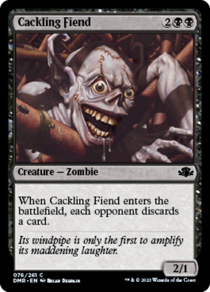Cackling Fiend [Dominaria Remastered] | Game Master's Emporium (The New GME)
