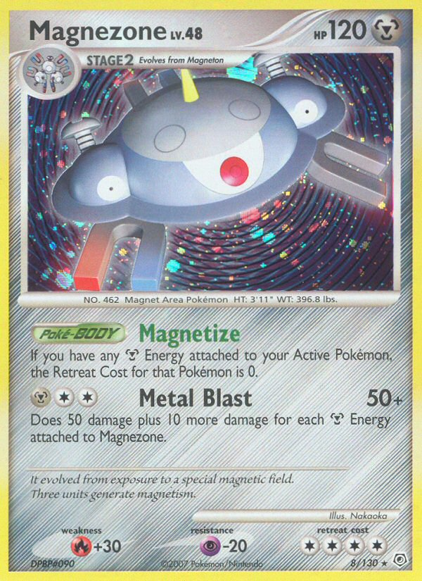 Magnezone (8/130) [Diamond & Pearl: Base Set] | Game Master's Emporium (The New GME)