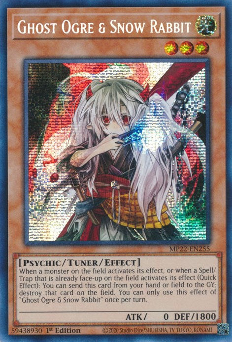Ghost Ogre & Snow Rabbit [MP22-EN255] Prismatic Secret Rare | Game Master's Emporium (The New GME)