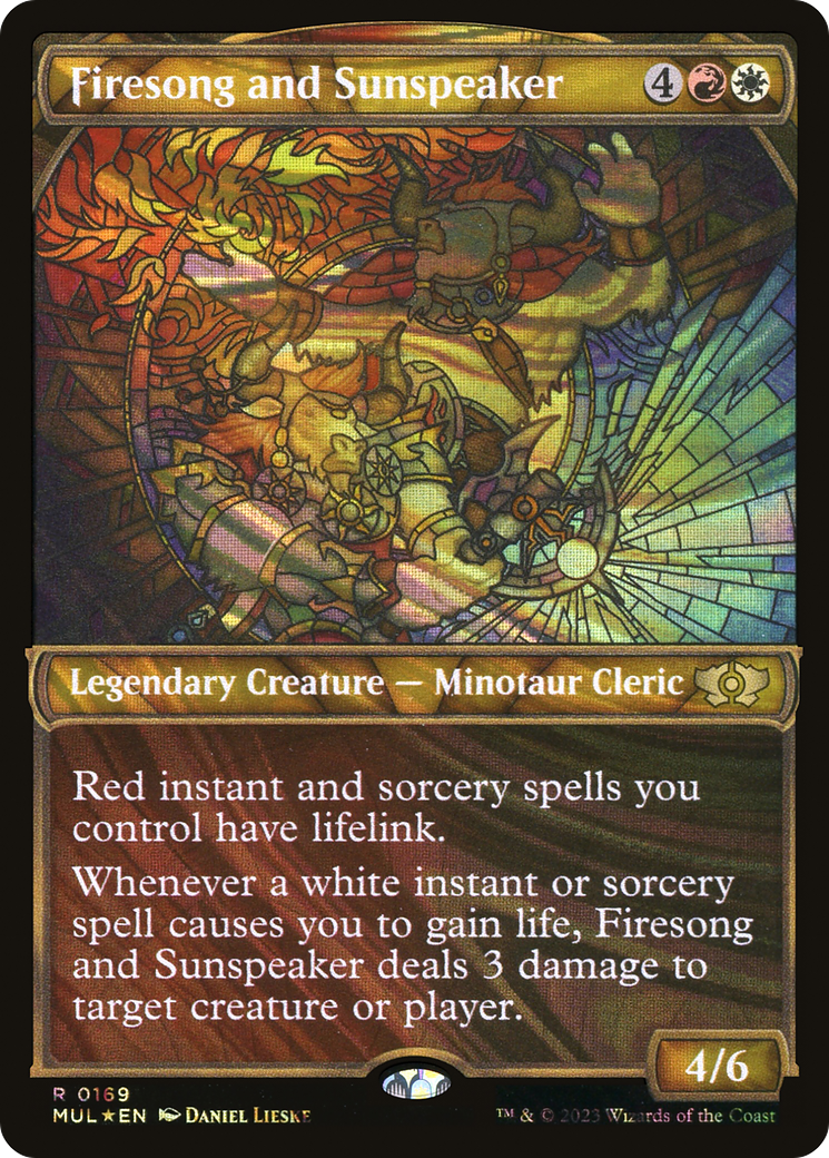 Firesong and Sunspeaker (Halo Foil) [Multiverse Legends] | Game Master's Emporium (The New GME)