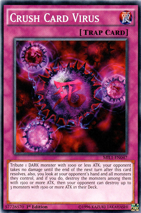 Crush Card Virus [MIL1-EN047] Common | Game Master's Emporium (The New GME)