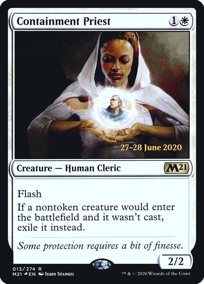 Containment Priest [Core Set 2021 Prerelease Promos] | Game Master's Emporium (The New GME)