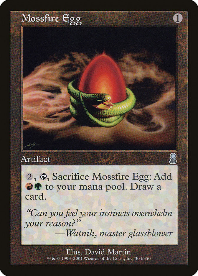 Mossfire Egg [Odyssey] | Game Master's Emporium (The New GME)