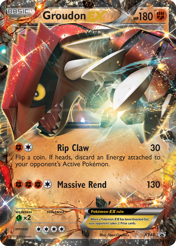 Groudon EX (XY42) [XY: Black Star Promos] | Game Master's Emporium (The New GME)