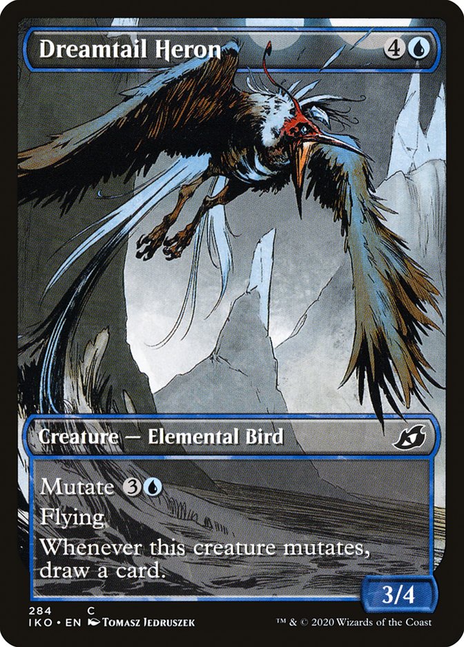 Dreamtail Heron (Showcase) [Ikoria: Lair of Behemoths] | Game Master's Emporium (The New GME)