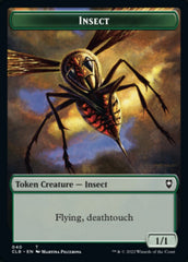 Spider // Insect Double-Sided Token [Commander Legends: Battle for Baldur's Gate Tokens] | Game Master's Emporium (The New GME)