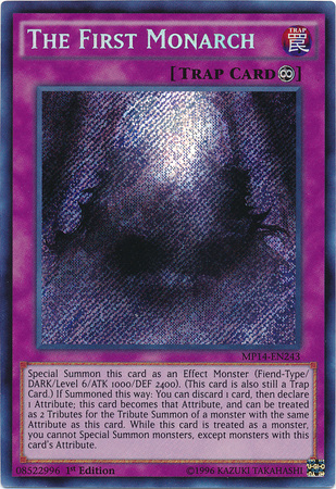 The First Monarch [MP14-EN243] Secret Rare | Game Master's Emporium (The New GME)