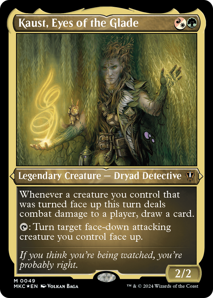Kaust, Eyes of the Glade (Display Commander) [Murders at Karlov Manor Commander] | Game Master's Emporium (The New GME)