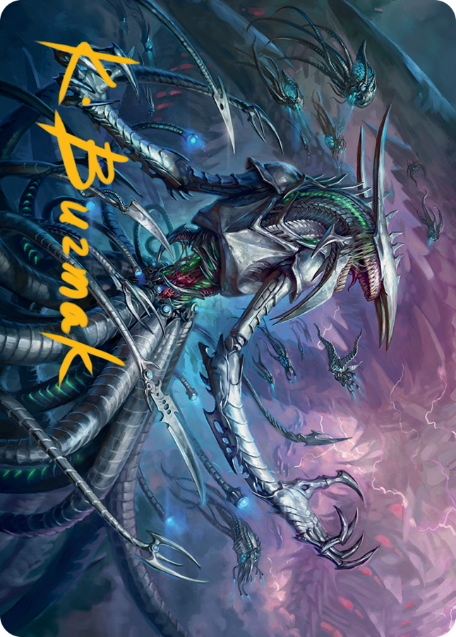 Jin-Gitaxias Art Card (Gold-Stamped Signature) [March of the Machine Art Series] | Game Master's Emporium (The New GME)