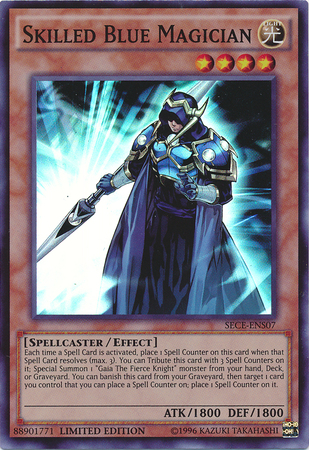 Skilled Blue Magician [SECE-ENS07] Super Rare | Game Master's Emporium (The New GME)