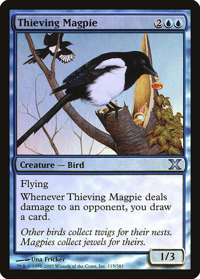 Thieving Magpie (Premium Foil) [Tenth Edition] | Game Master's Emporium (The New GME)