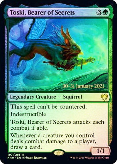 Toski, Bearer of Secrets [Kaldheim Prerelease Promos] | Game Master's Emporium (The New GME)