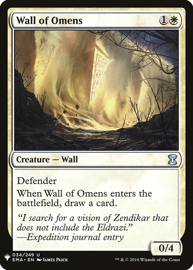 Wall of Omens [Mystery Booster] | Game Master's Emporium (The New GME)