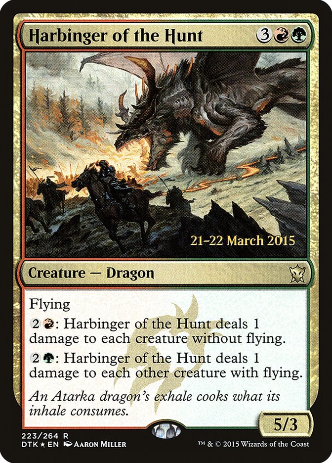 Harbinger of the Hunt [Dragons of Tarkir Prerelease Promos] | Game Master's Emporium (The New GME)