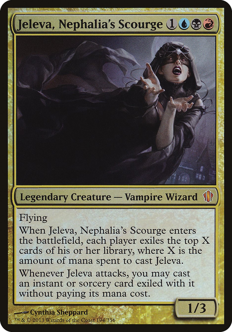 Jeleva, Nephalia's Scourge (Oversized) [Commander 2013 Oversized] | Game Master's Emporium (The New GME)