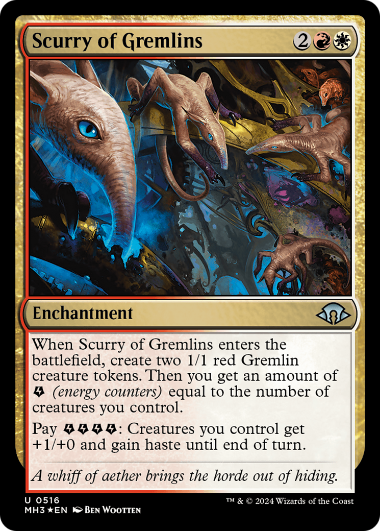 Scurry of Gremlins (Ripple Foil) [Modern Horizons 3] | Game Master's Emporium (The New GME)