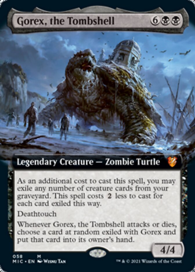 Gorex, the Tombshell (Extended Art) [Innistrad: Midnight Hunt Commander] | Game Master's Emporium (The New GME)