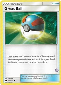 Great Ball (119/149) (Deck Exclusive #25) [Sun & Moon: Trainer Kit - Alolan Sandslash] | Game Master's Emporium (The New GME)