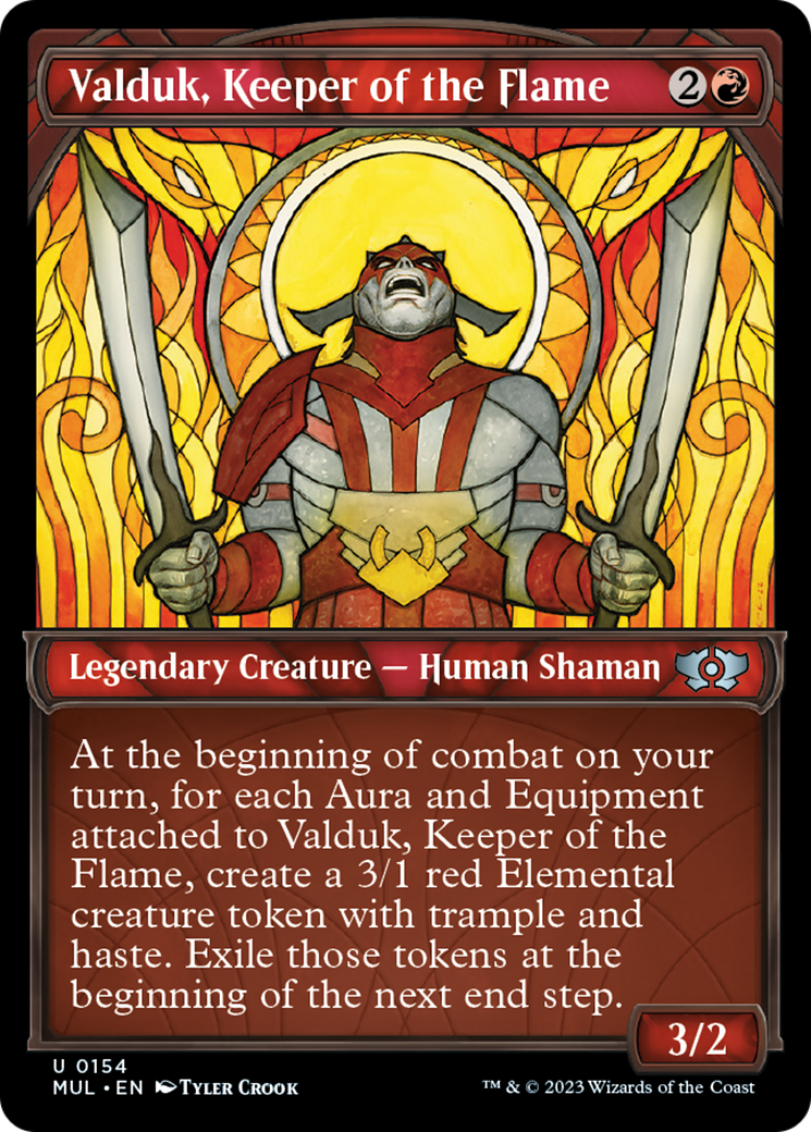 Valduk, Keeper of the Flame (Halo Foil) [Multiverse Legends] | Game Master's Emporium (The New GME)