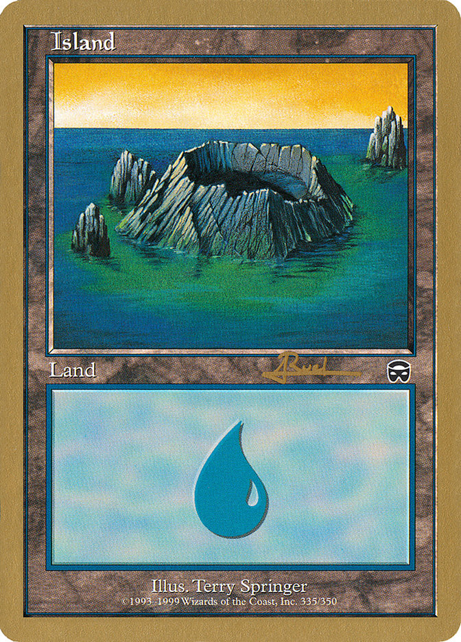 Island (335) (Antoine Ruel) [World Championship Decks 2001] | Game Master's Emporium (The New GME)