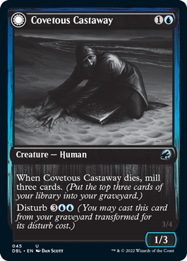 Covetous Castaway // Ghostly Castigator [Innistrad: Double Feature] | Game Master's Emporium (The New GME)