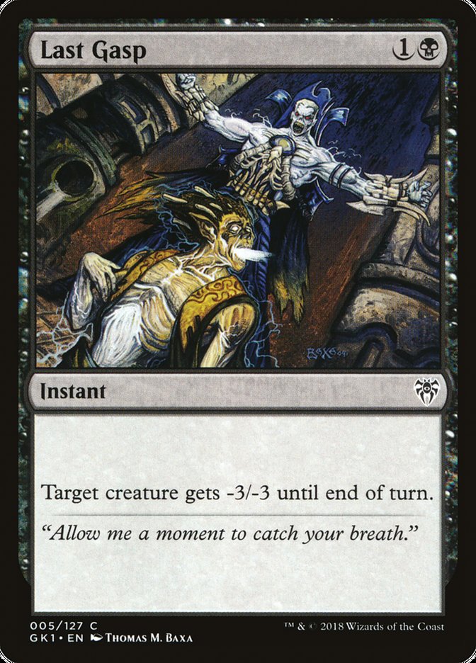 Last Gasp [Guilds of Ravnica Guild Kit] | Game Master's Emporium (The New GME)