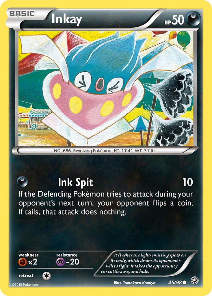 Inkay (45/98) [XY: Ancient Origins] | Game Master's Emporium (The New GME)