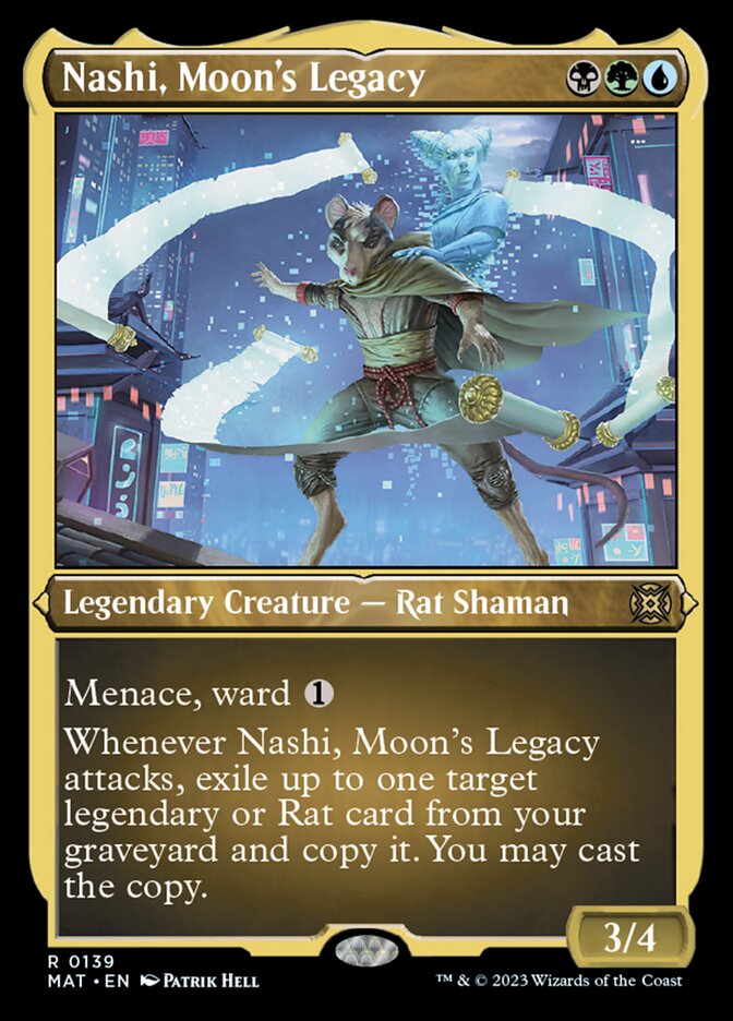 Nashi, Moon's Legacy (Foil Etched) [March of the Machine: The Aftermath] | Game Master's Emporium (The New GME)