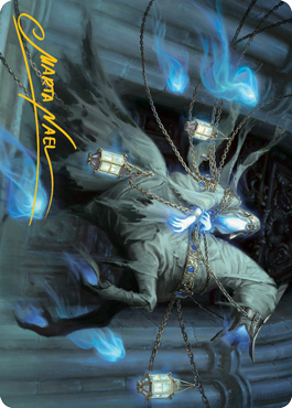 Patrician Geist Art Card (Gold-Stamped Signature) [Innistrad: Midnight Hunt Art Series] | Game Master's Emporium (The New GME)