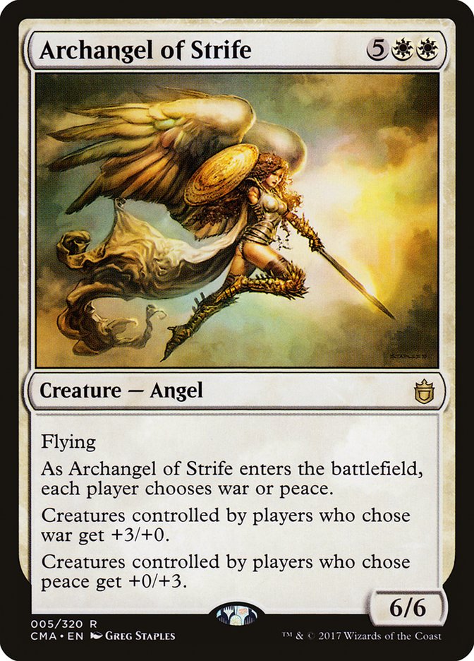 Archangel of Strife [Commander Anthology] | Game Master's Emporium (The New GME)