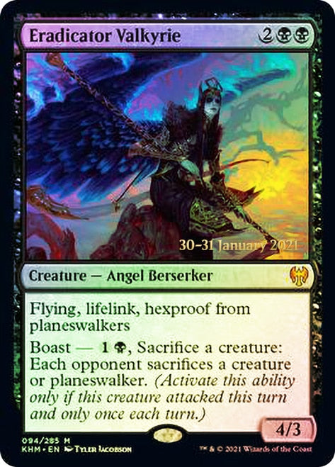 Eradicator Valkyrie [Kaldheim Prerelease Promos] | Game Master's Emporium (The New GME)