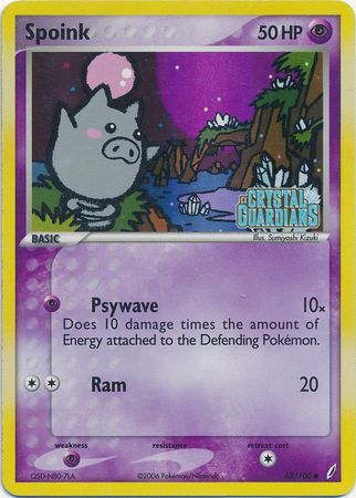 Spoink (62/100) (Stamped) [EX: Crystal Guardians] | Game Master's Emporium (The New GME)