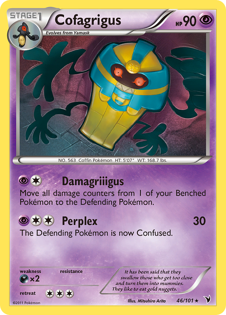 Cofagrigus (46/101) [Black & White: Noble Victories] | Game Master's Emporium (The New GME)