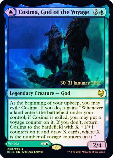 Cosima, God of the Voyage // The Omenkeel [Kaldheim Prerelease Promos] | Game Master's Emporium (The New GME)