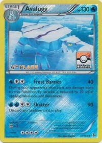 Avalugg (31/106) (League Promo 4th Place) [XY: Flashfire] | Game Master's Emporium (The New GME)
