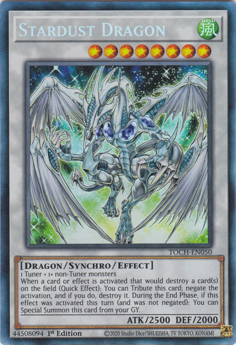 Stardust Dragon [TOCH-EN050] Collector's Rare | Game Master's Emporium (The New GME)