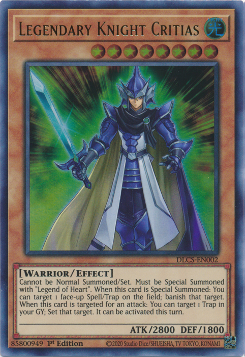 Legendary Knight Critias [DLCS-EN002] Ultra Rare | Game Master's Emporium (The New GME)